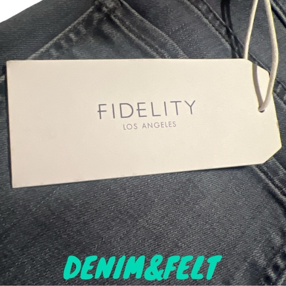 Fidelity Denim Malibu Button Fly | Color: Iron Grey | NEW/NWT!!🩶👖 - Picture 6 of 9